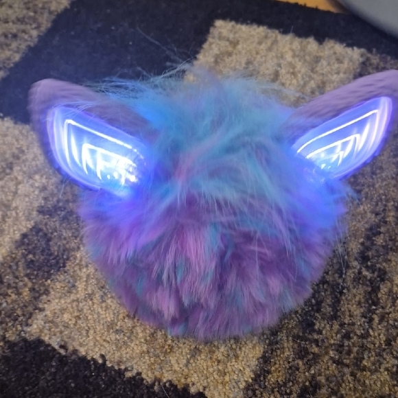 Interactive Purple and Blue Plush Toy - Picture 6 of 8